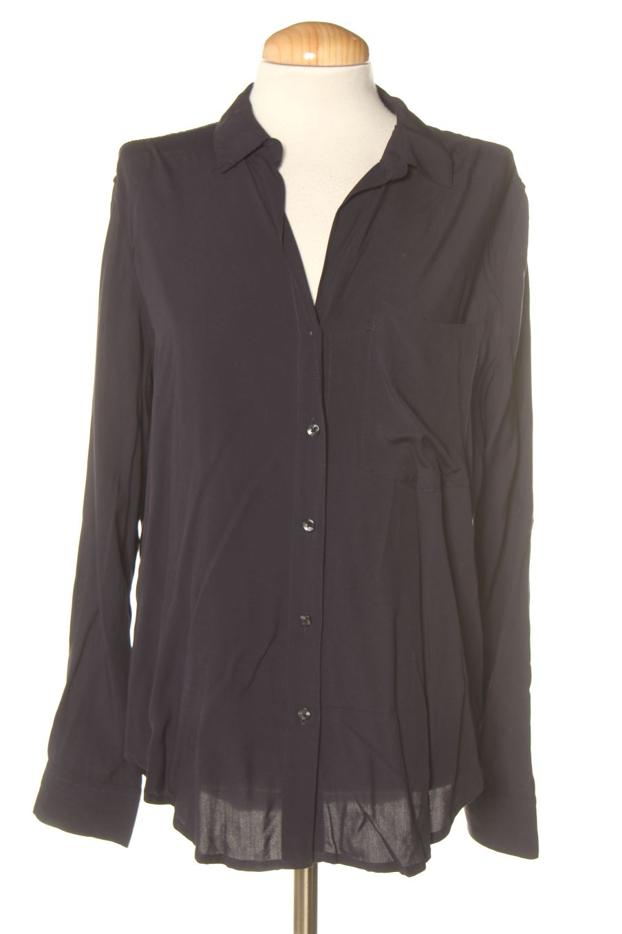 Hemd von Mango Größe S, Farbe Marineblau, für