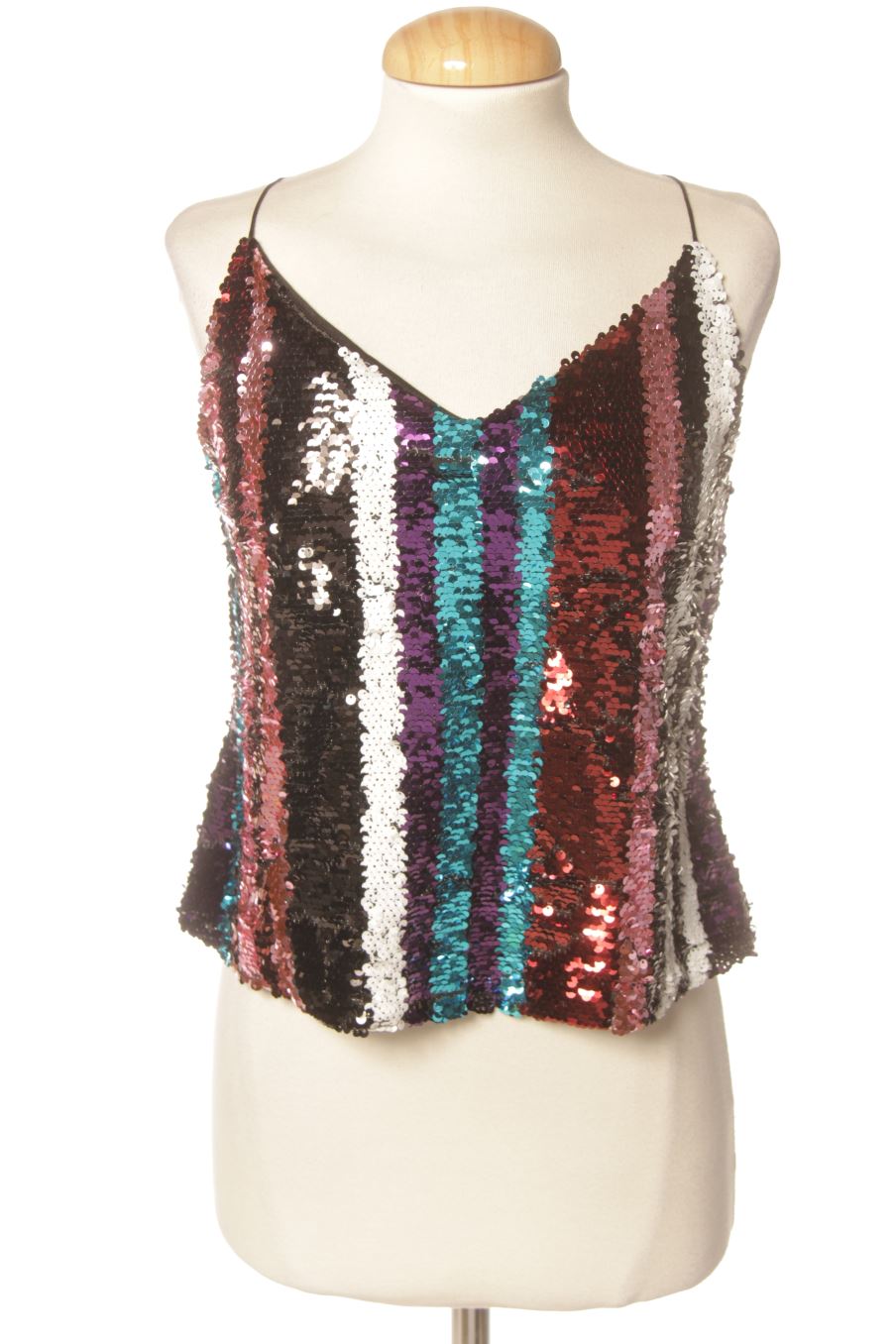 Aufwändiges Top von Easy wear Größe M, Farbe Gestreift, für
