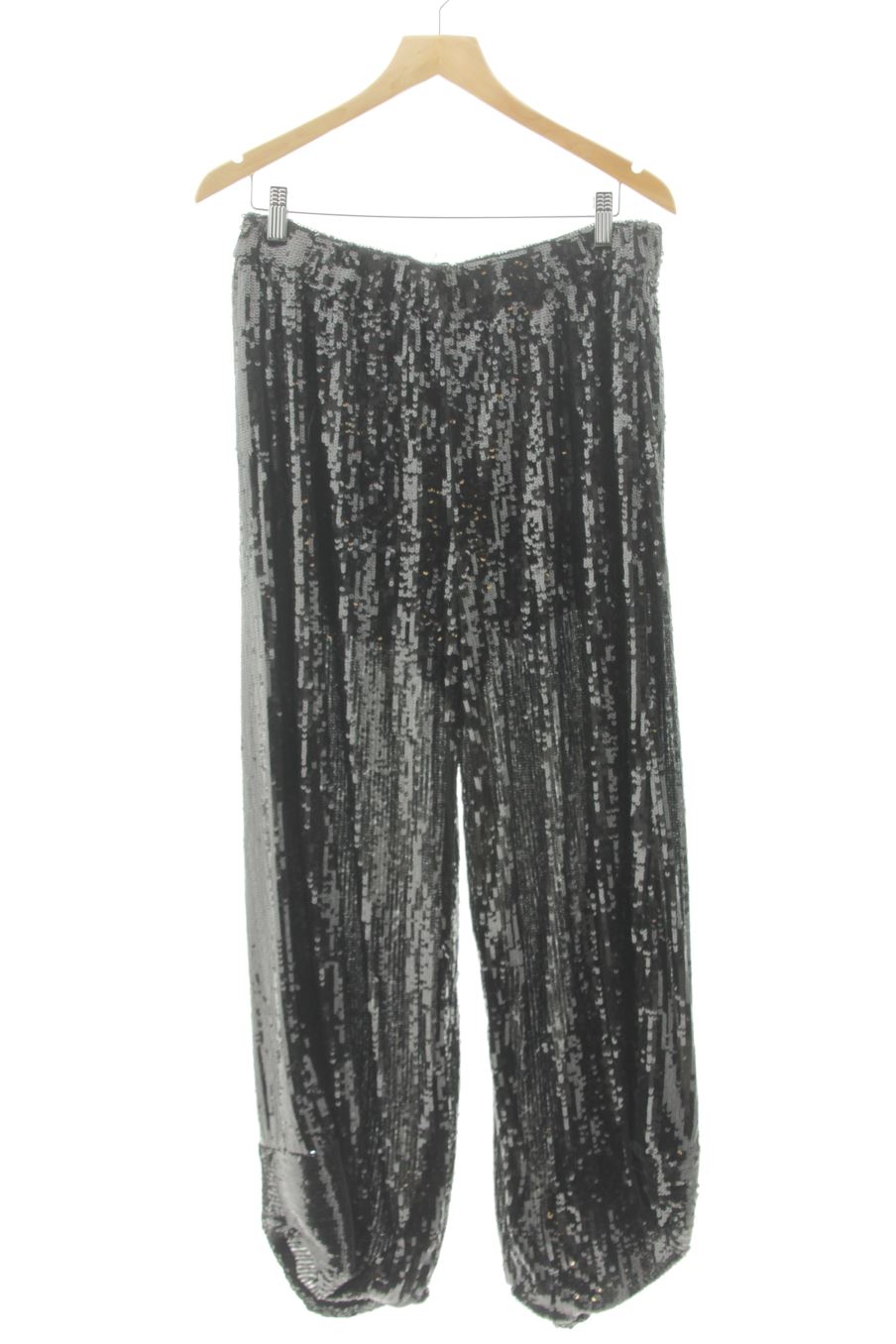 Pantalon Zara de la taille L, de couleur noir