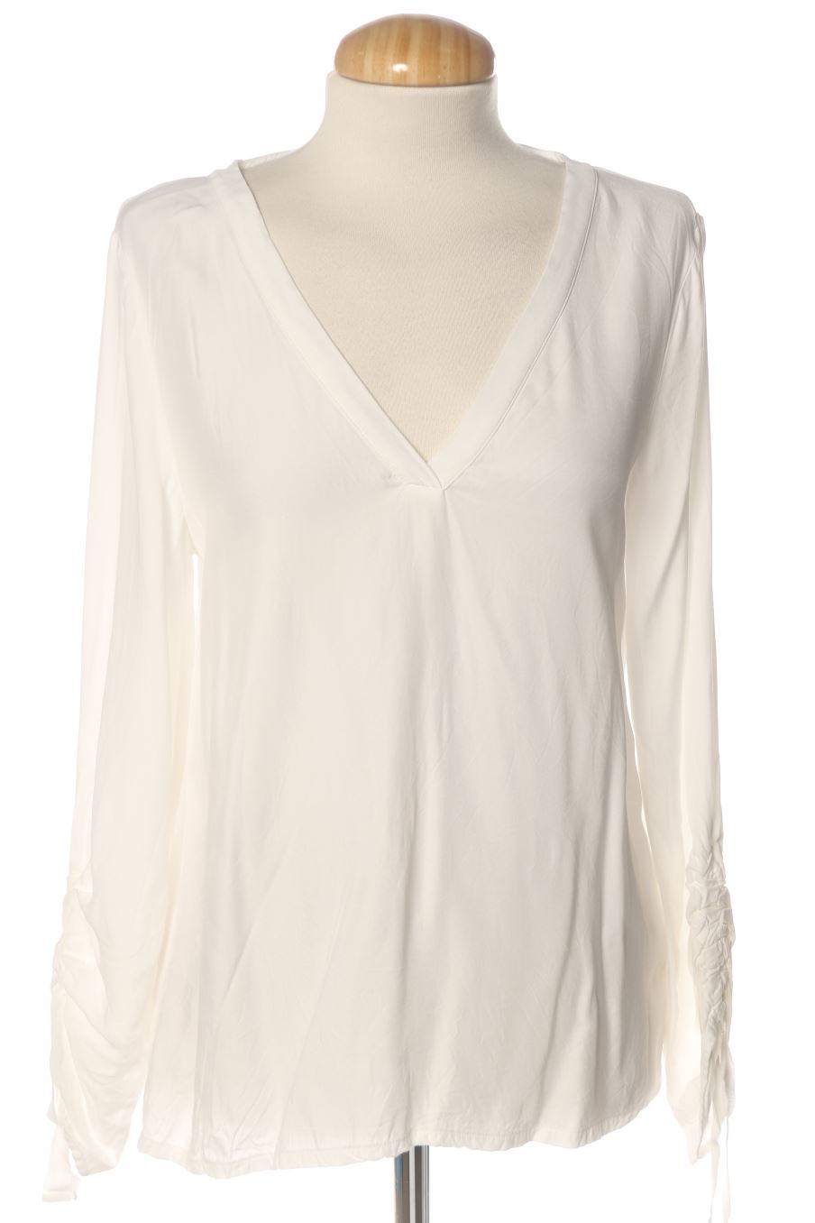 Blouse à manches longues Massimo Dutti de la taille S, de couleur blanc