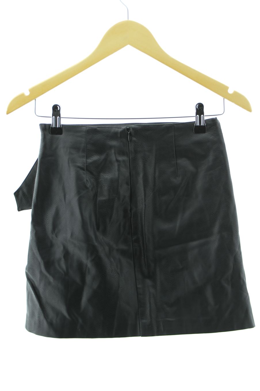 Falda de Pull & Bear de la talla S, de color negro de sintético