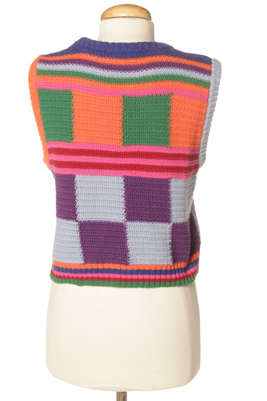 Top de Zara de la talla M, de color cuadros