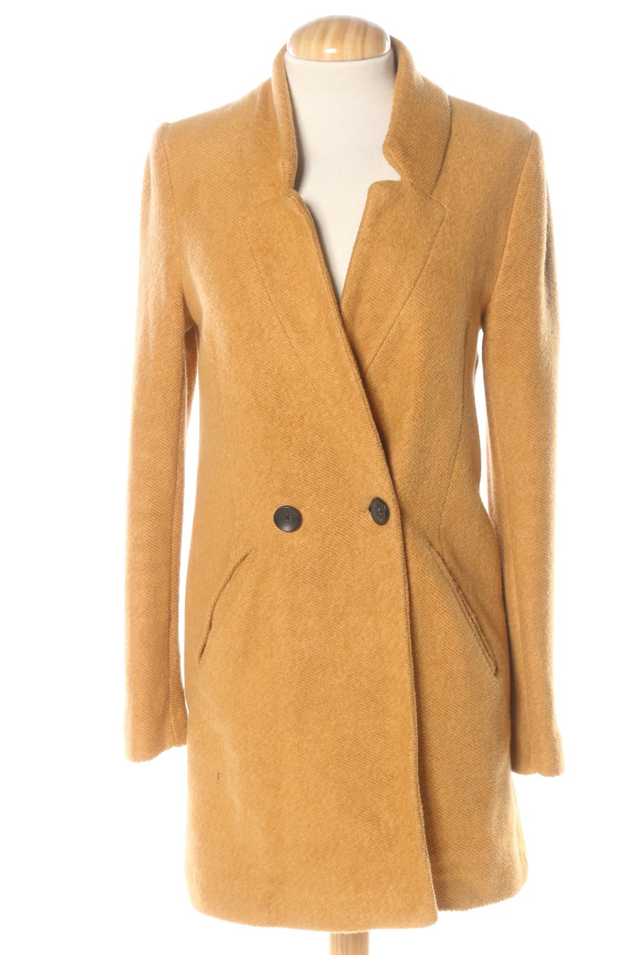 Abrigo de Stradivarius de la talla S, de color amarillo