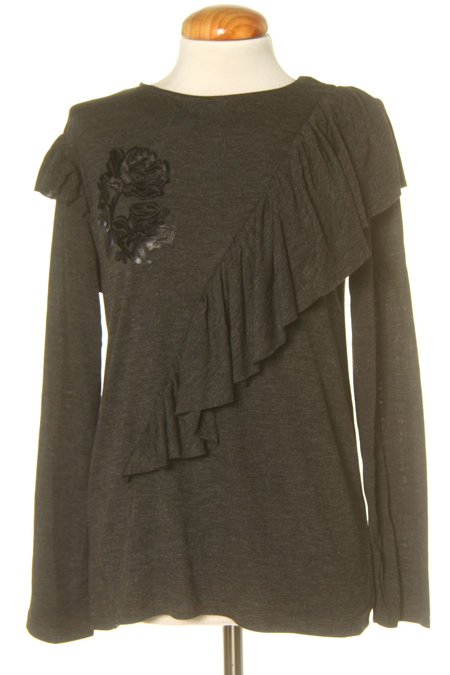 Maglietta a maniche lunghe de Mango de la talla S, de color grigio
