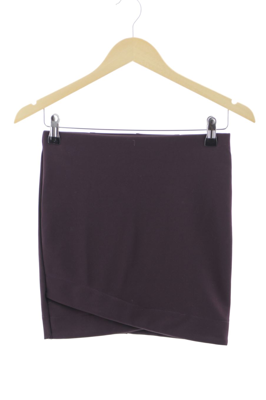 Falda de H&M de la talla 34, de color burdeos
