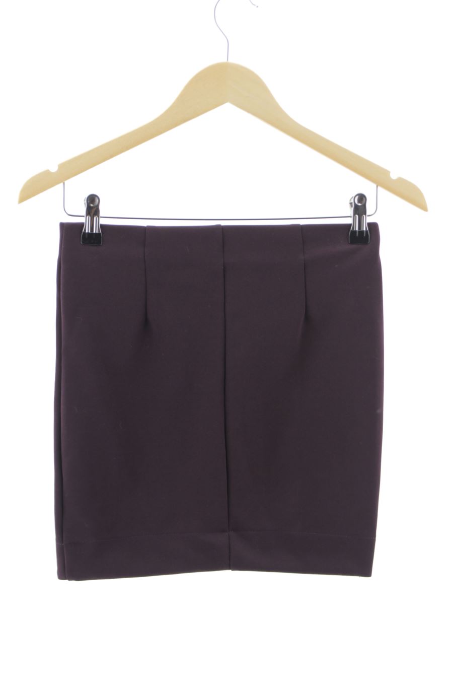 Falda de H&M de la talla 34, de color burdeos