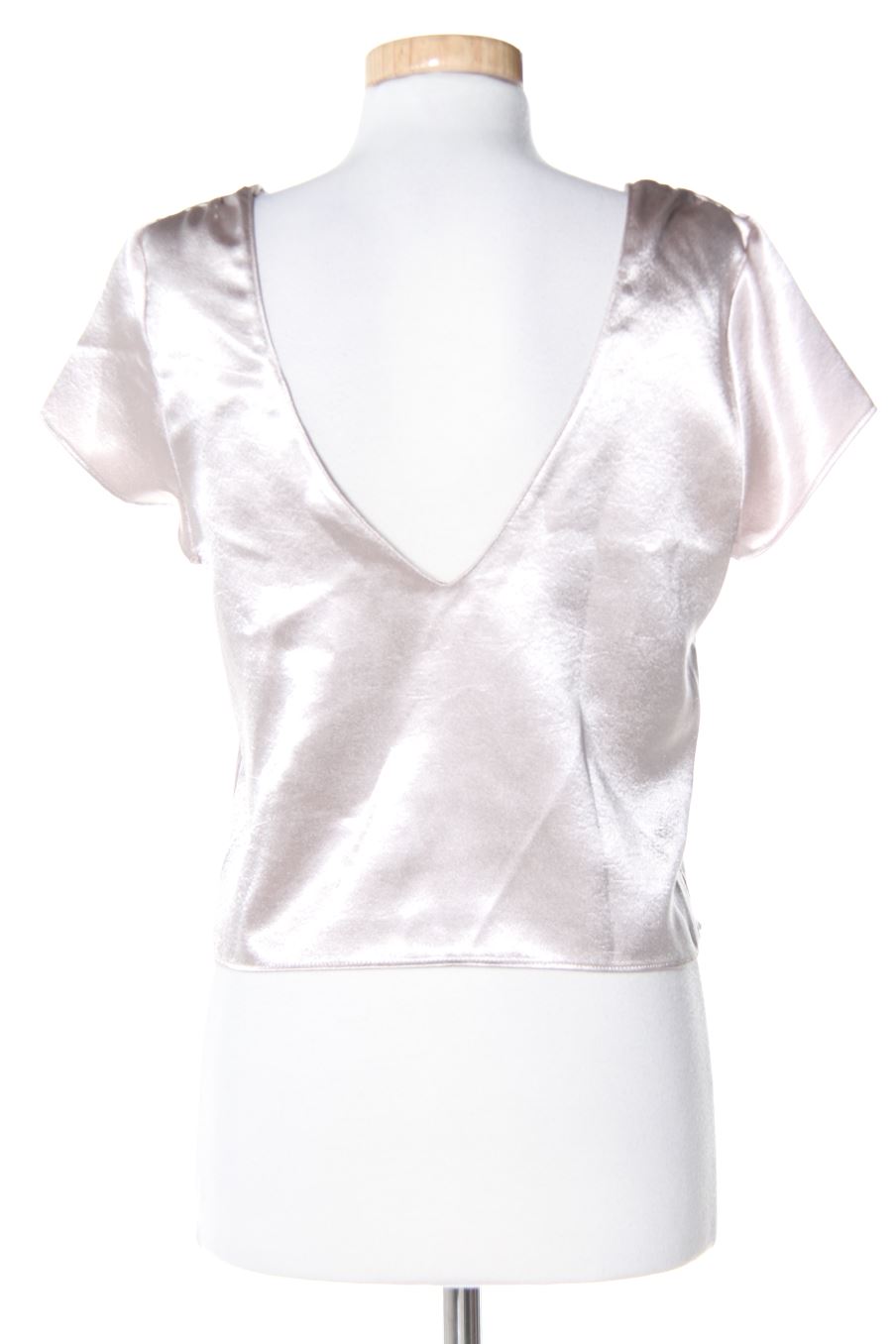 Blouse à manches courtes Trafaluc de la taille S, de couleur doré