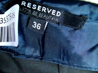 Jupe Reserved de la taille 36, de couleur bleu marine