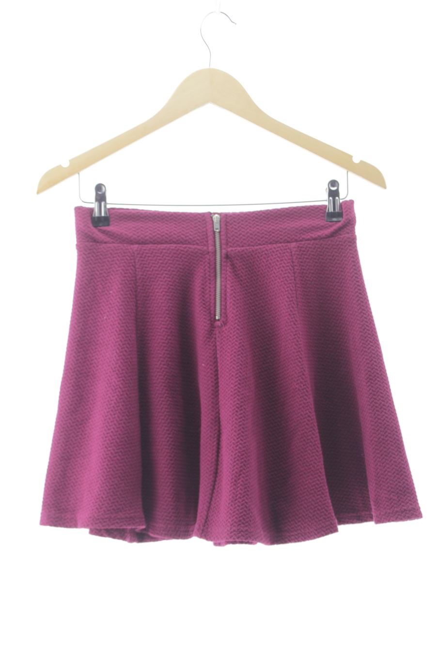 Falda de H&M de la talla S, de color morado