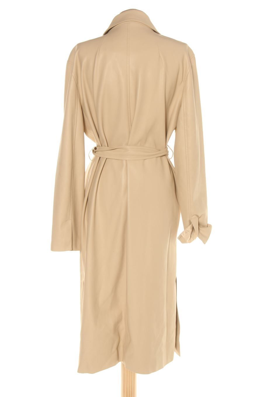 Abrigo de Zara de la talla M, de color beige de sintético