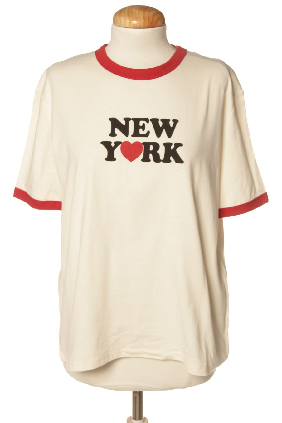 T-shirt Zara de la taille L, de couleur beige