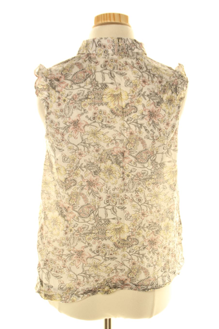 Camisa sin mangas de Mango de la talla S, de color flores