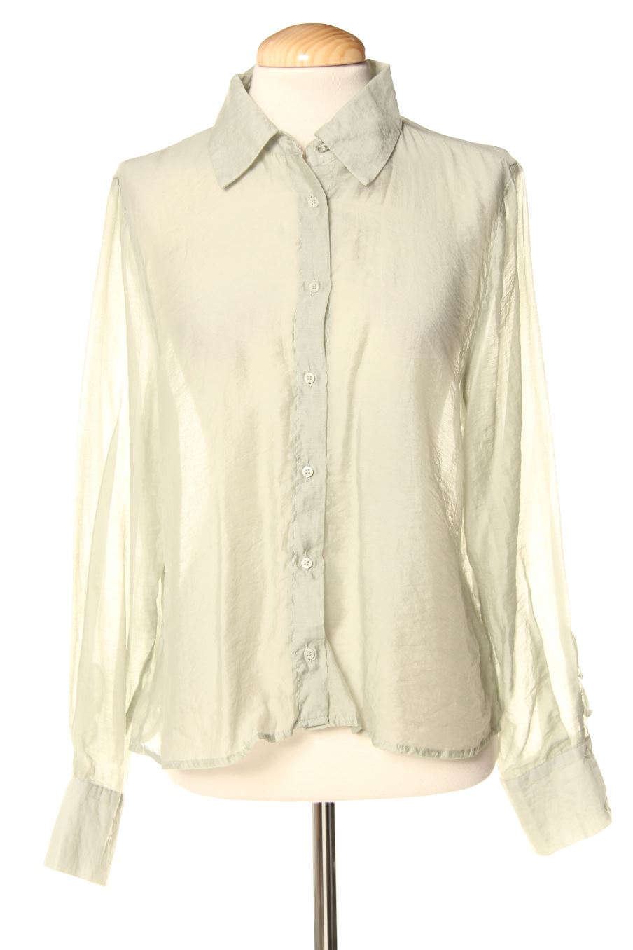 Chemise Zara de la taille M, de couleur vert