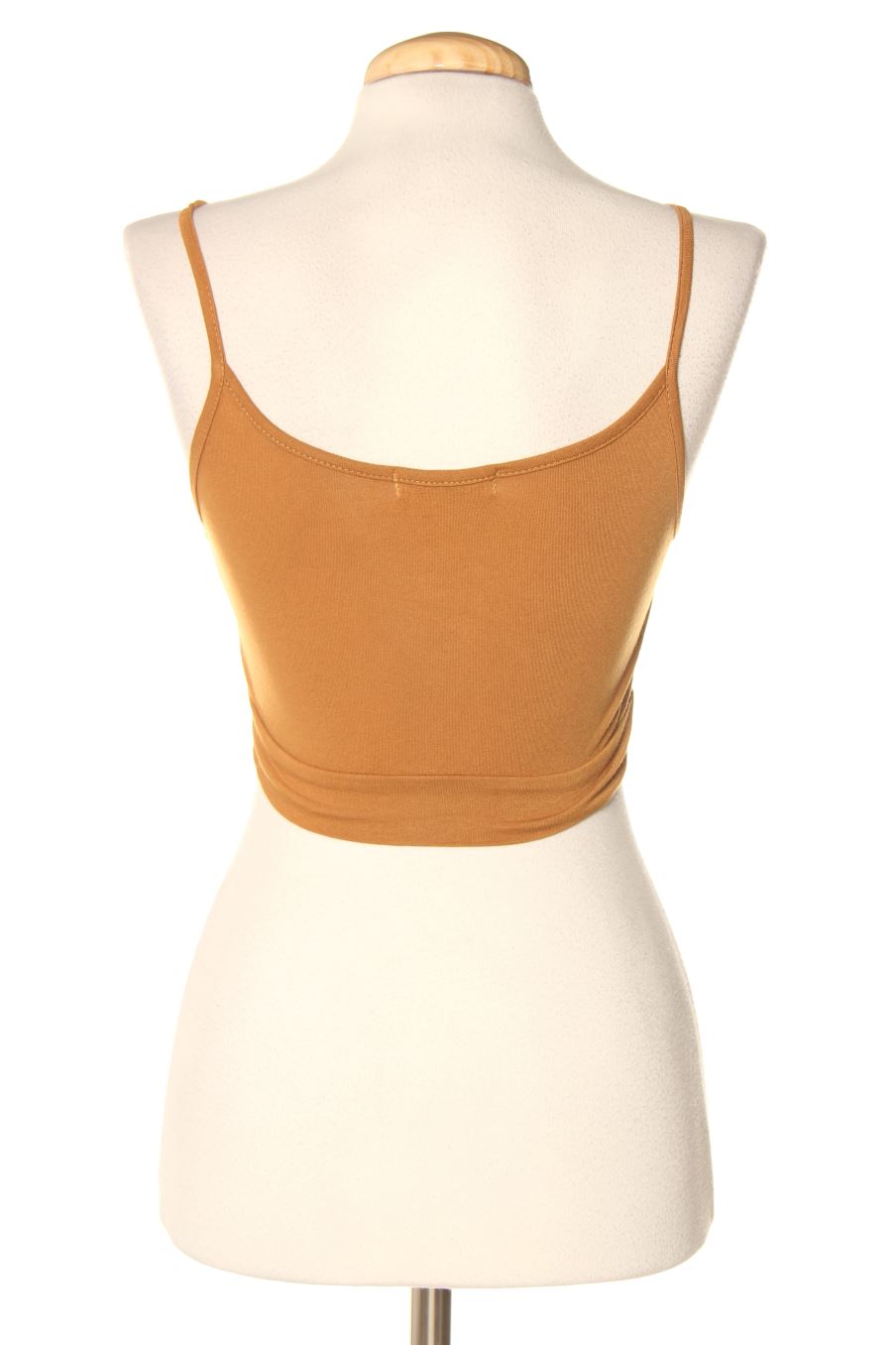 Top Okeysi de la taille S, de couleur moutarde