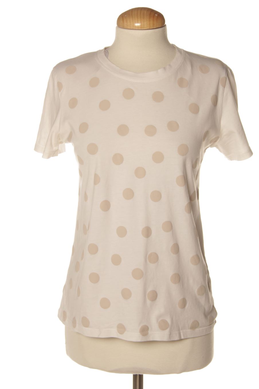Camiseta de Zara de la talla S, de color blanco