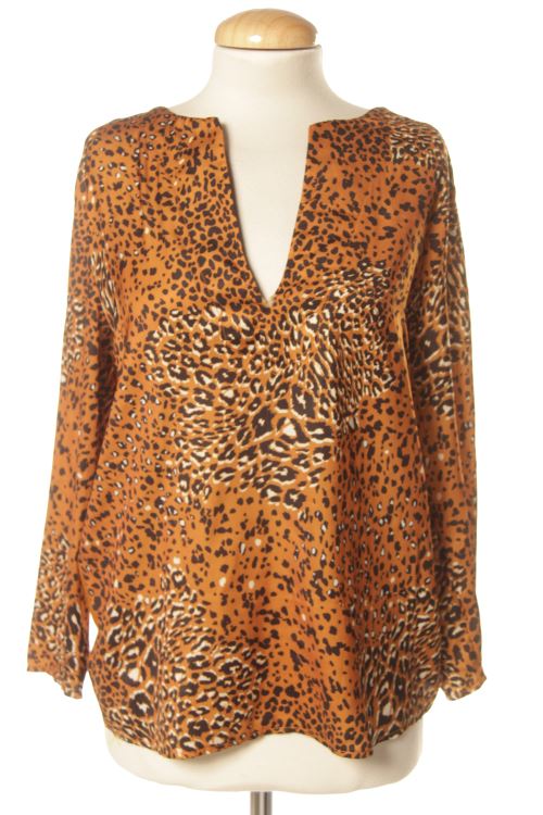 Blusa a maniche lunghe