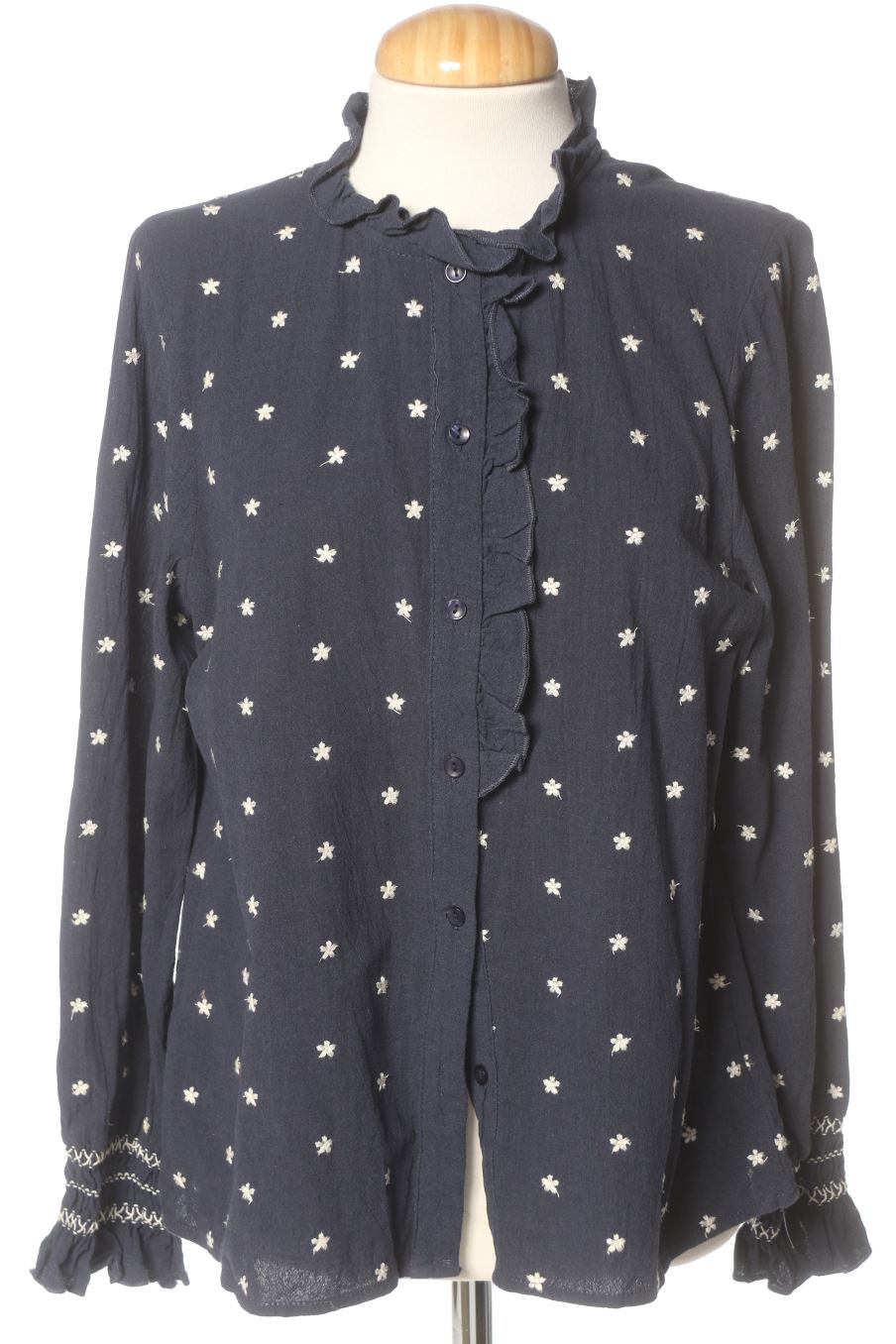 Blusa de manga larga de Atelier avene de la talla M, de color azul