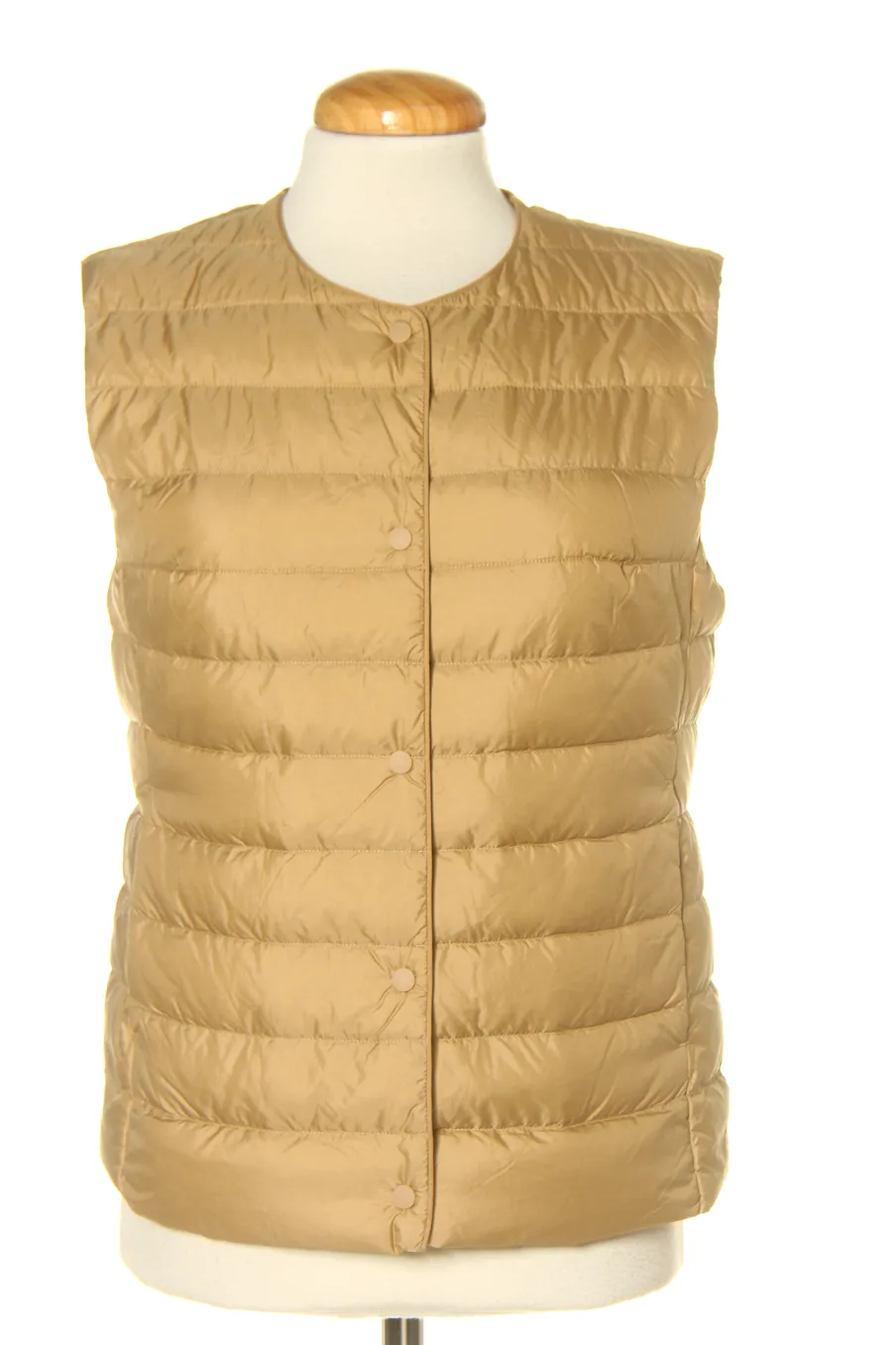 Veste sans manches Uniqlo de la taille S, de couleur beige