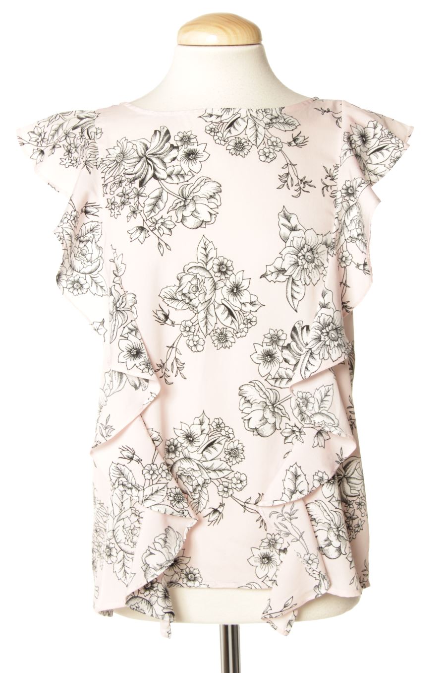 Blusa de manga corta de Venca de la talla M, de color flores