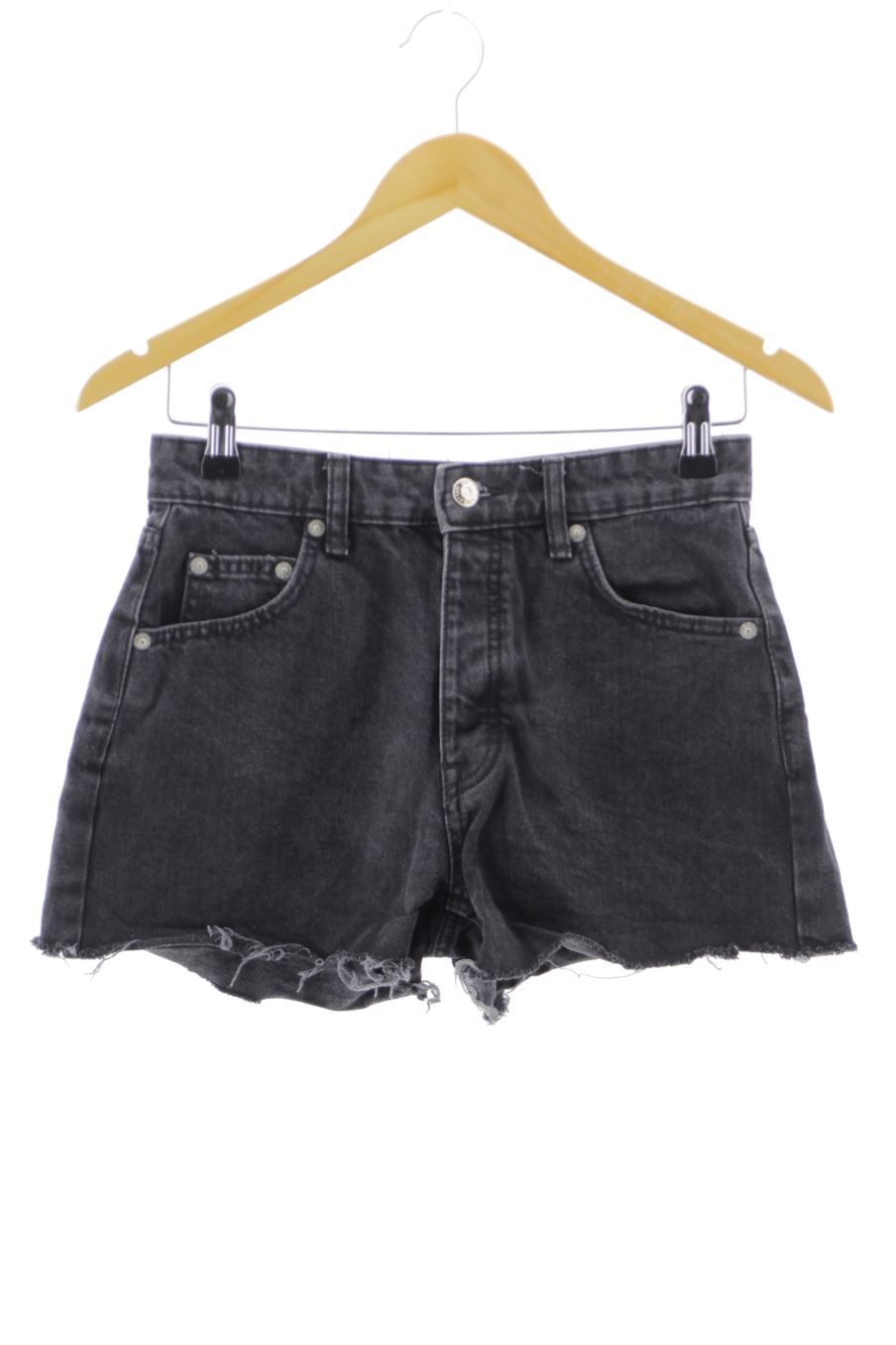 Shorts Pull & Bear de la taille 36, de couleur noir de denim