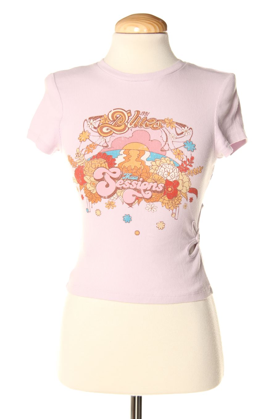 Top Bershka de la taille S, de couleur pourpre