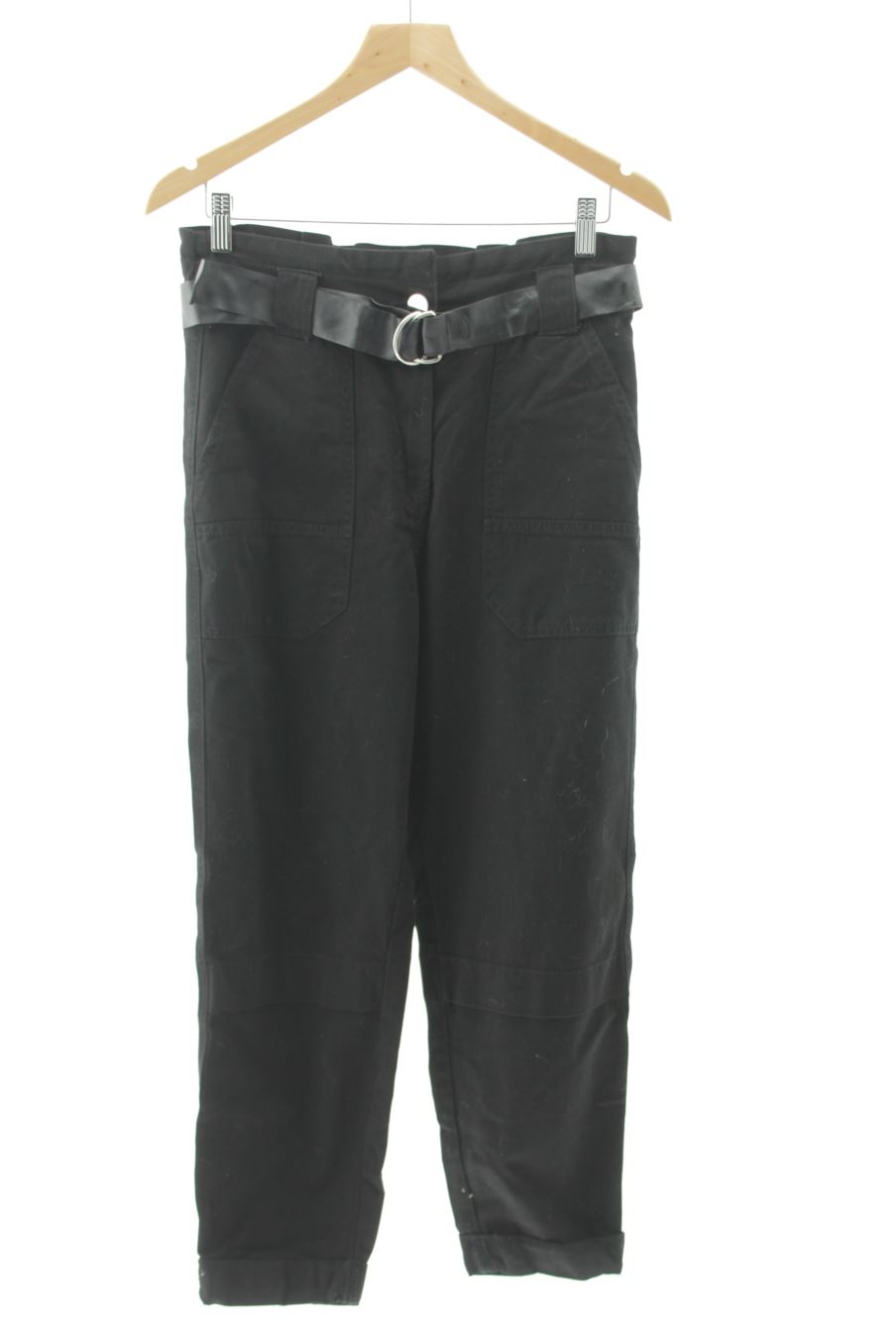 Jeans Bershka de la taille 36, de couleur noir de denim