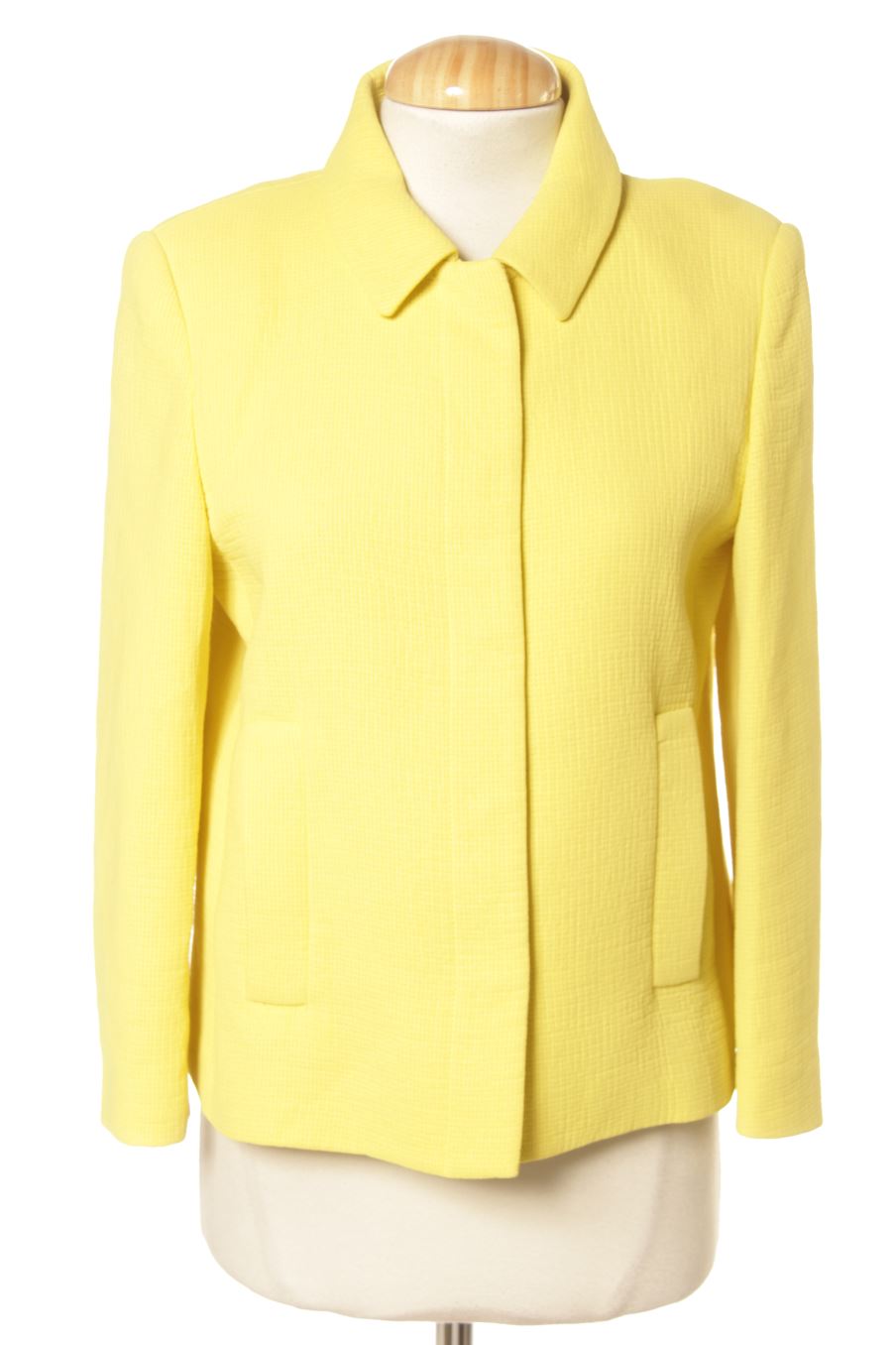 Blouson Zara de la taille M, de couleur jaune