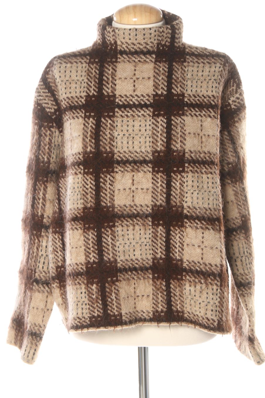 Maglione de Zara de la talla S, de color quadri