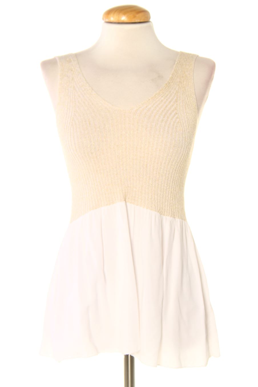 Top Made with love de la taille M, de couleur doré