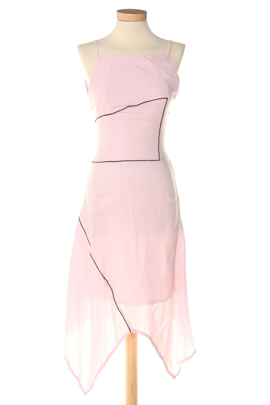 Vestido elegante de Amaya Arzuaga de la talla 38 de color rosa
