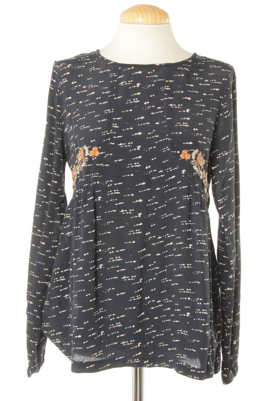 Langärmelige Bluse von Indi&Cold Größe XS, Farbe Aufdruck, für