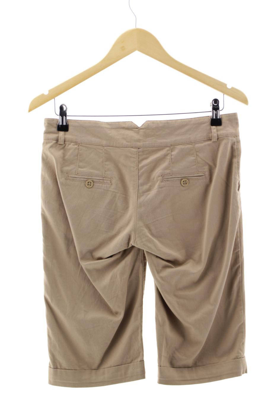Pantalones cortos de Stradivarius de la talla 36, de color marrón