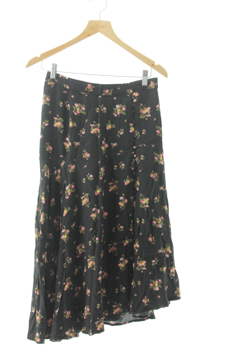 Jupe Stradivarius de la taille L, de couleur fleurs