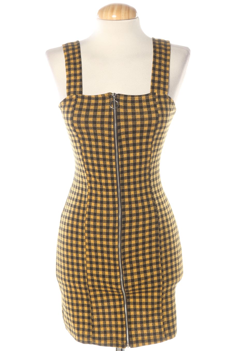 Vestito casual de Bershka de la talla XS, de color quadri