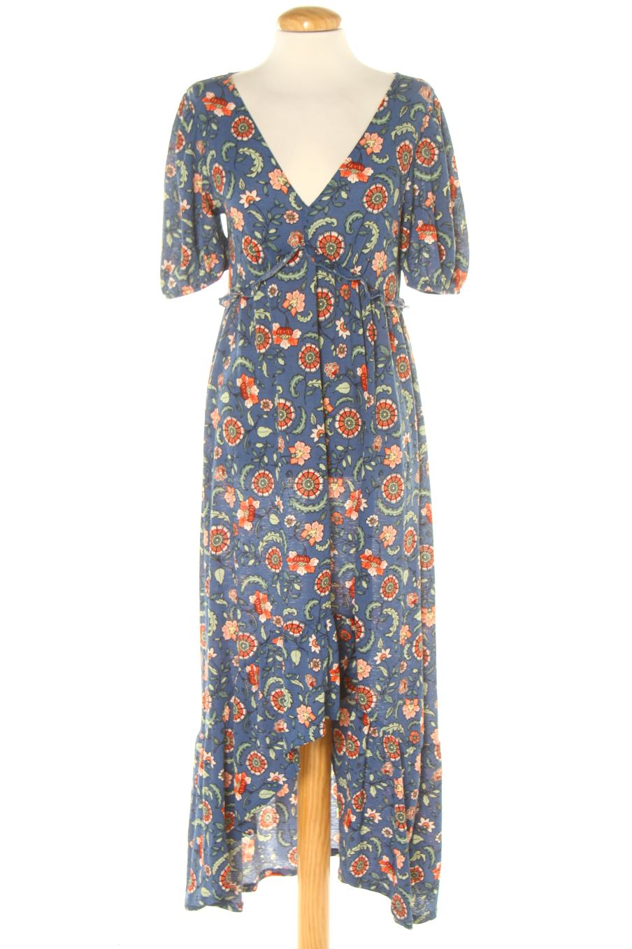 Robe casual Springfield de la taille S, de couleur bleu
