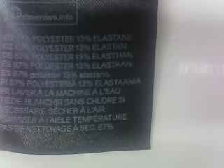 Top H&M de la taille M, de couleur noir