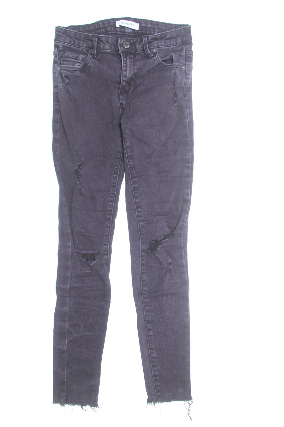 Vaqueros de Pull & Bear de la talla 34, de color negro de ropa vaquera
