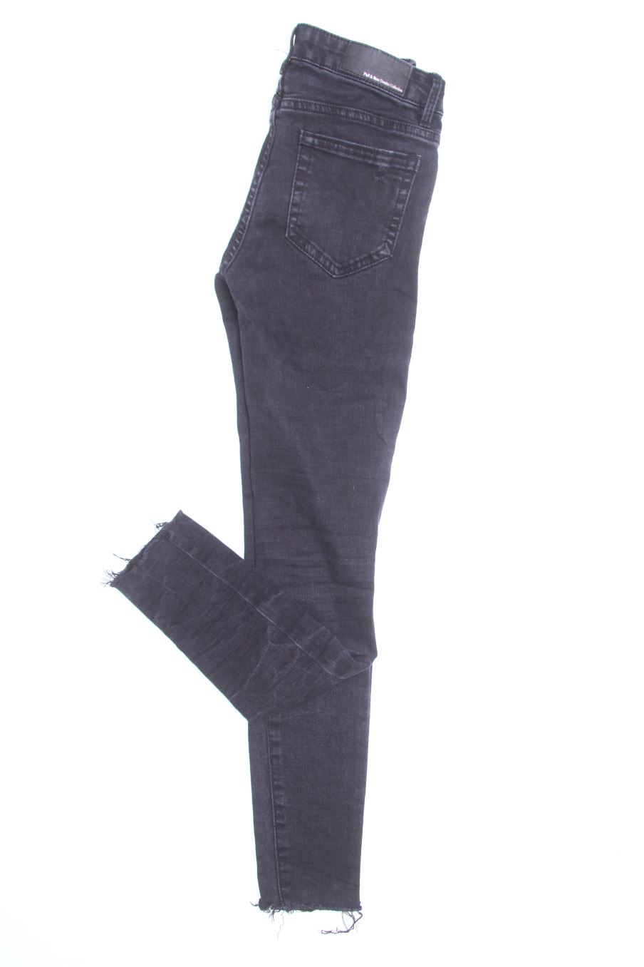 Vaqueros de Pull & Bear de la talla 34, de color negro de ropa vaquera