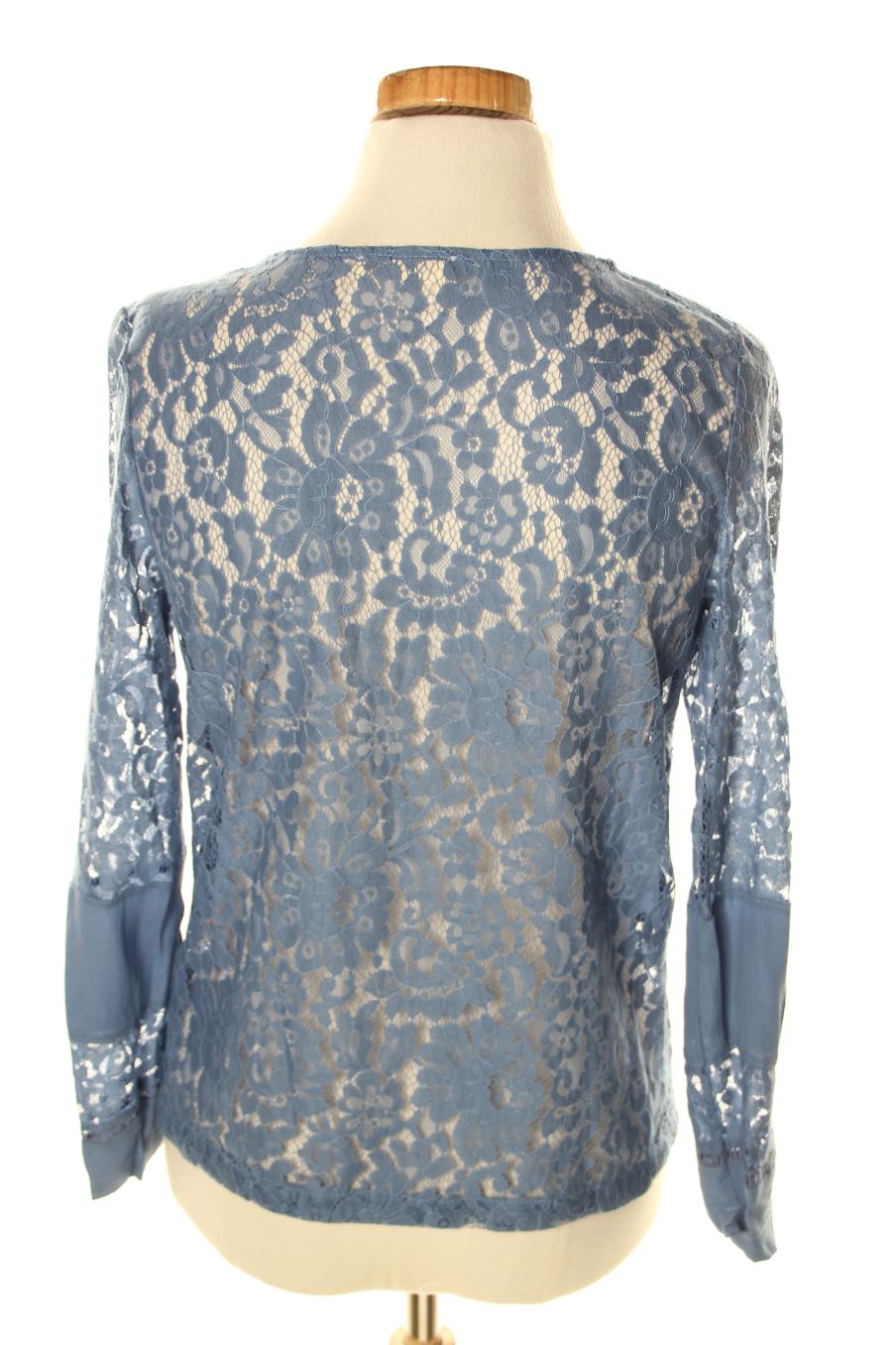 Blouse à manches longues Sienna Si de la taille 34, de couleur bleu