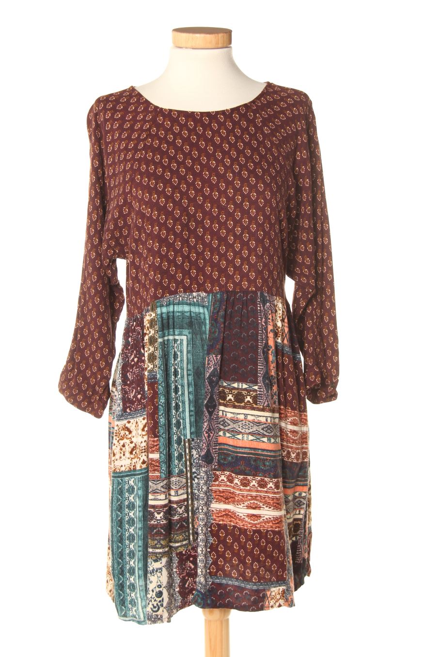 Vestido casual de Pull & Bear de la talla S, de color estampado