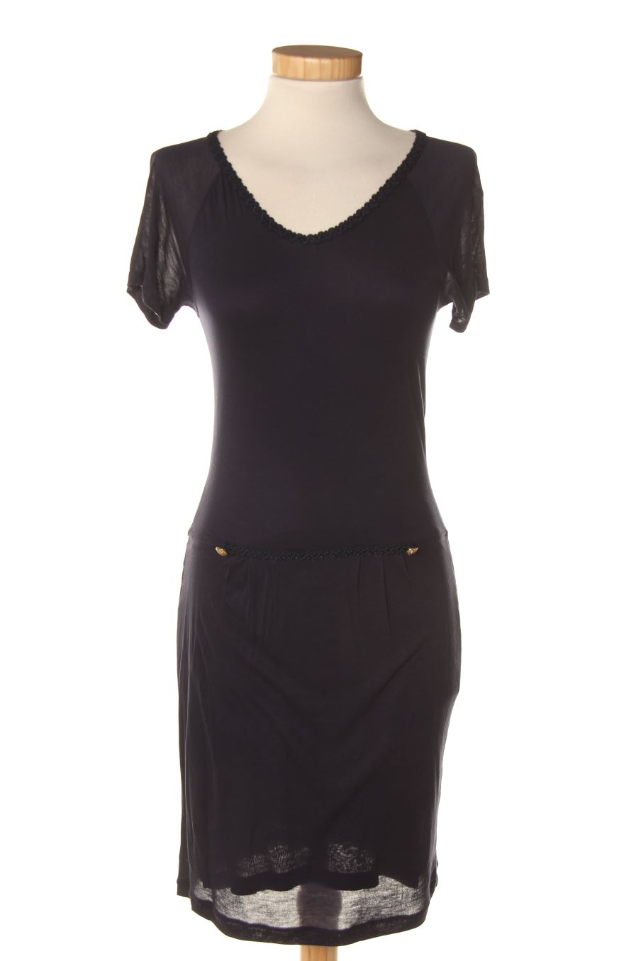 Vestido casual de Massimo Dutti de la talla S, de color azul marino