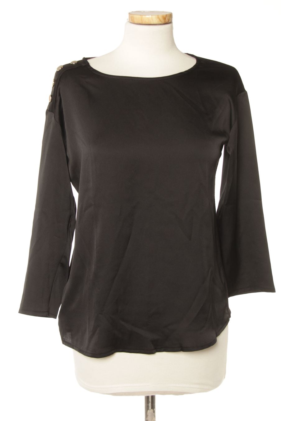 Blouse à manches longues Mango de la taille XS, de couleur noir