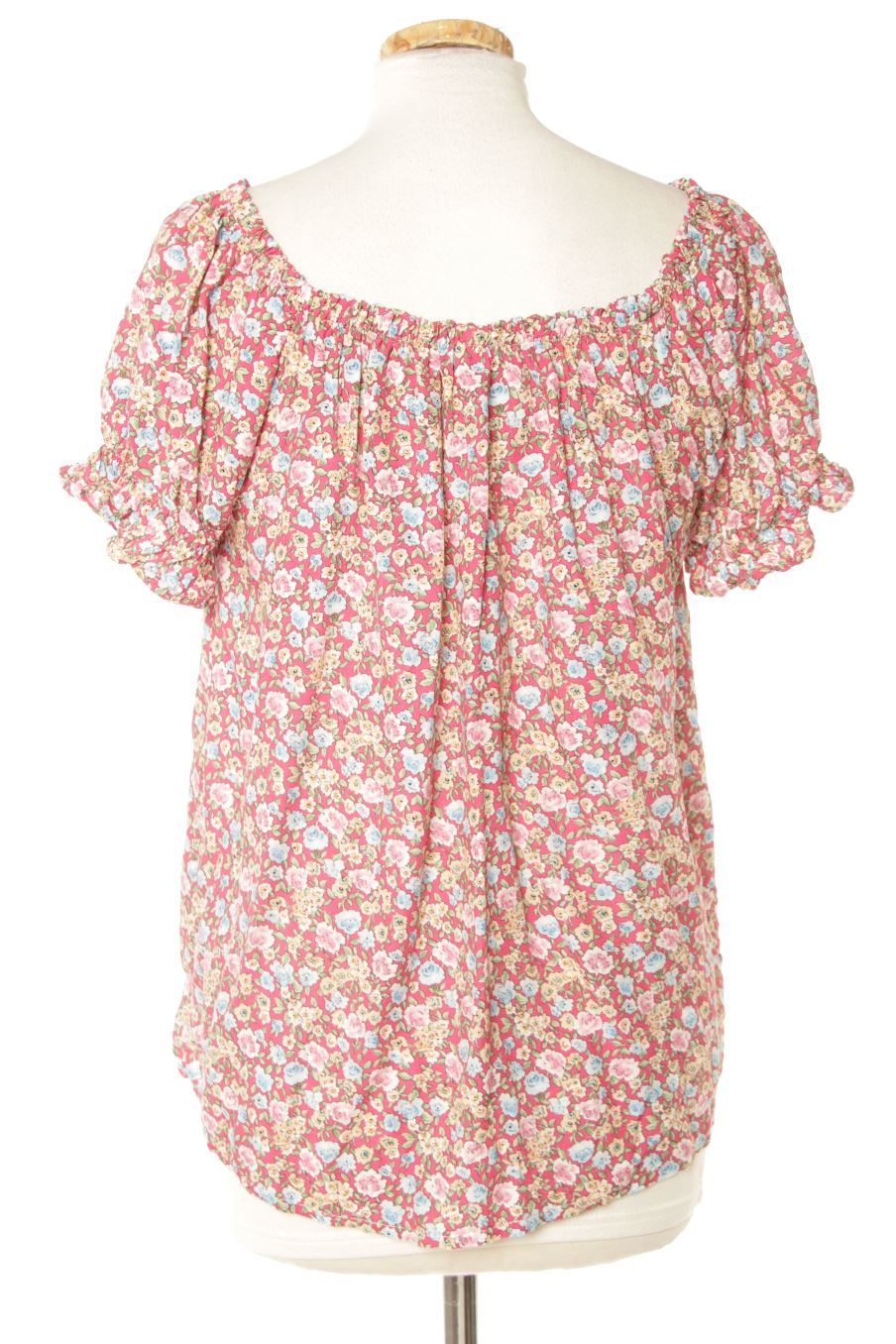 Blouse à manches courtes Made in italy de la taille M, de couleur fleurs