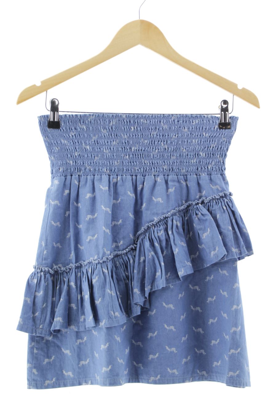 Jupe Dolores Promesas de la taille S, de couleur bleu