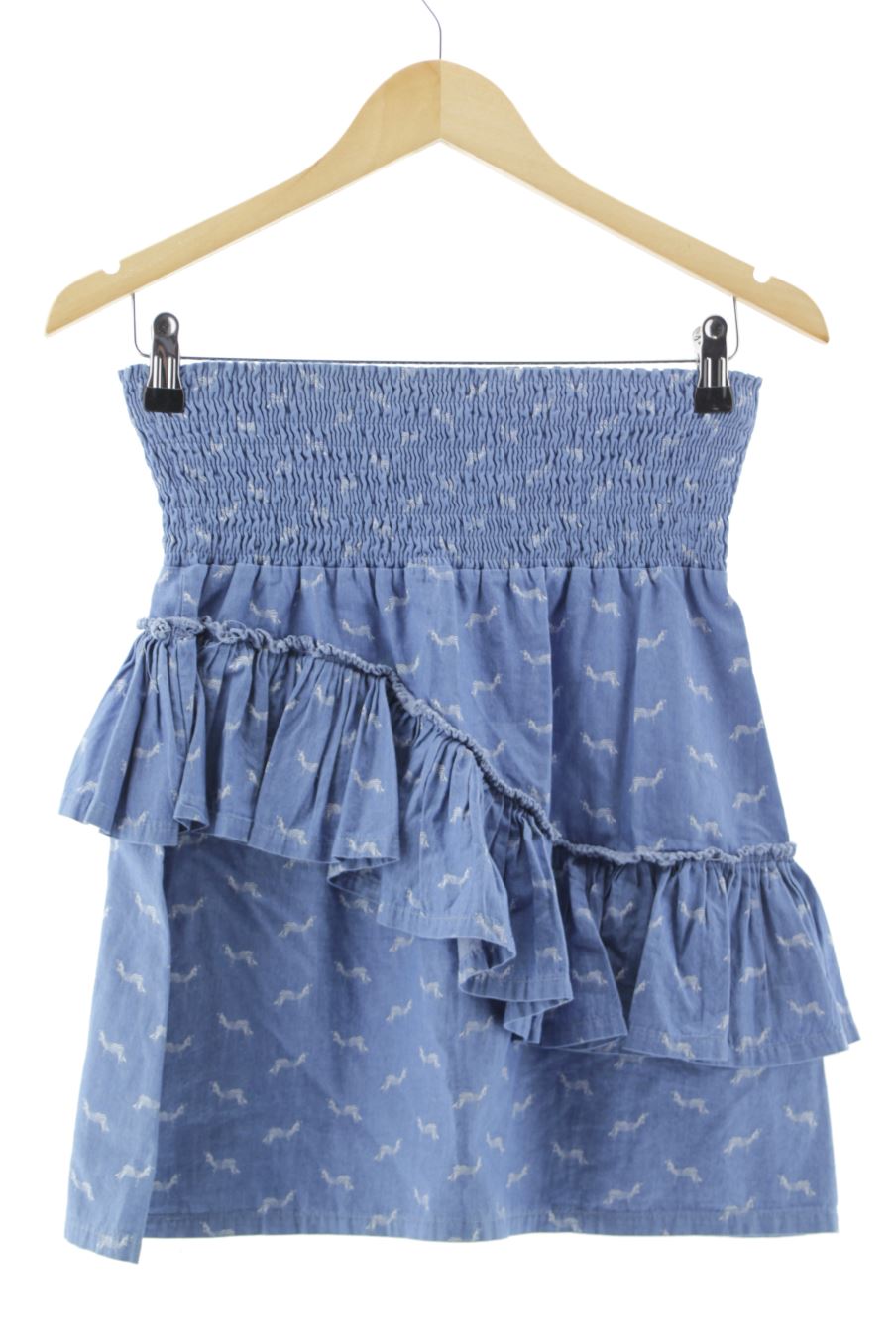 Jupe Dolores Promesas de la taille S, de couleur bleu