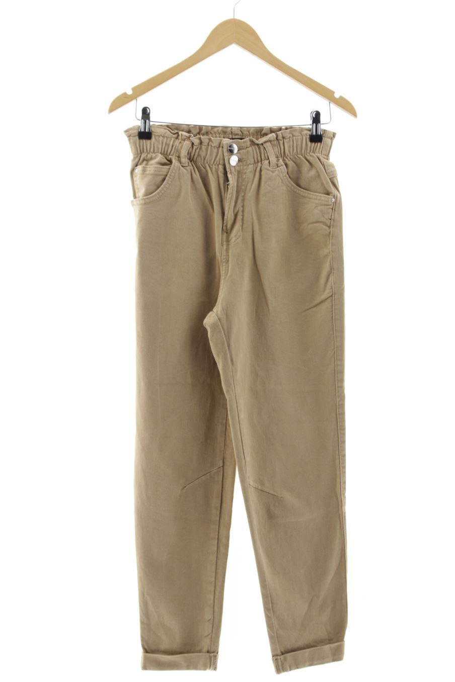 Vaquero de Bershka de la talla 36, de color marrón de ropa vaquera