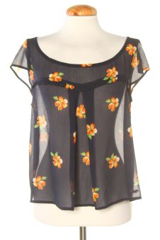 Kurzärmelige Bluse M Hollister