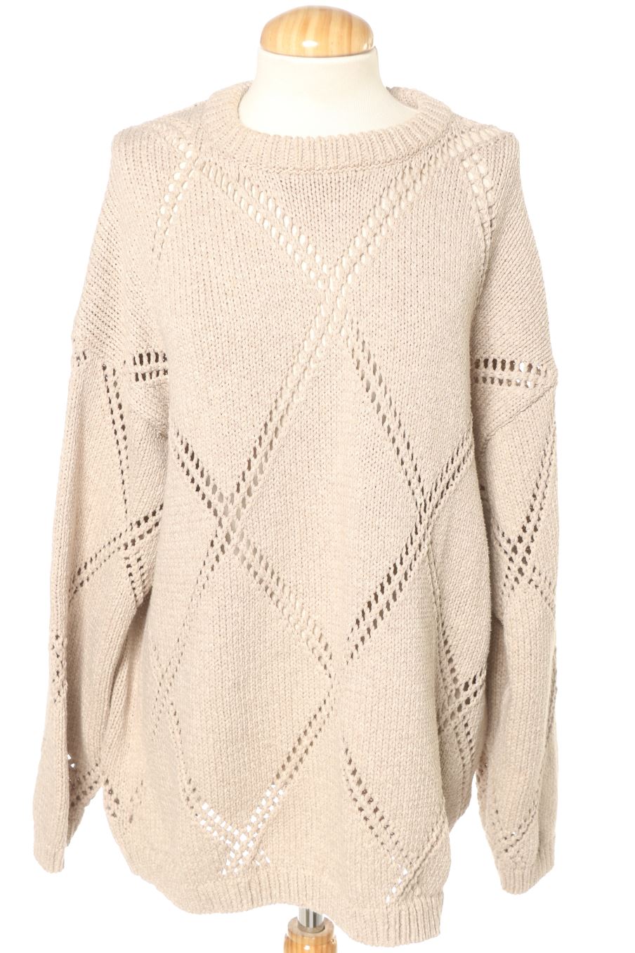 Pull Oysho de la taille L, de couleur beige