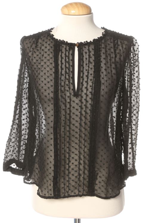 Blusa a maniche lunghe
