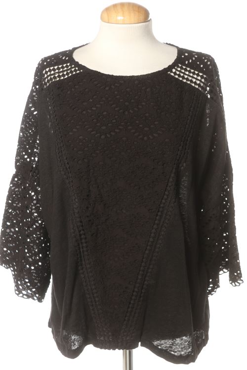 Blusa a maniche lunghe